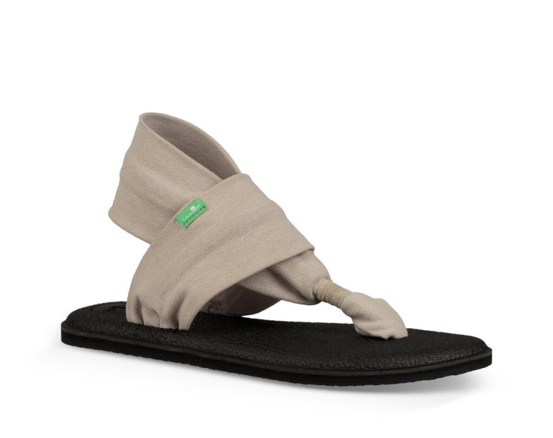 Sanuk Yoga Sling 2 Light Women's Sandals Light Beige | Canada 26DFM